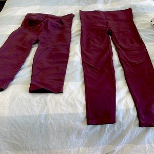 2 pairs of Blanqi maternity leggings